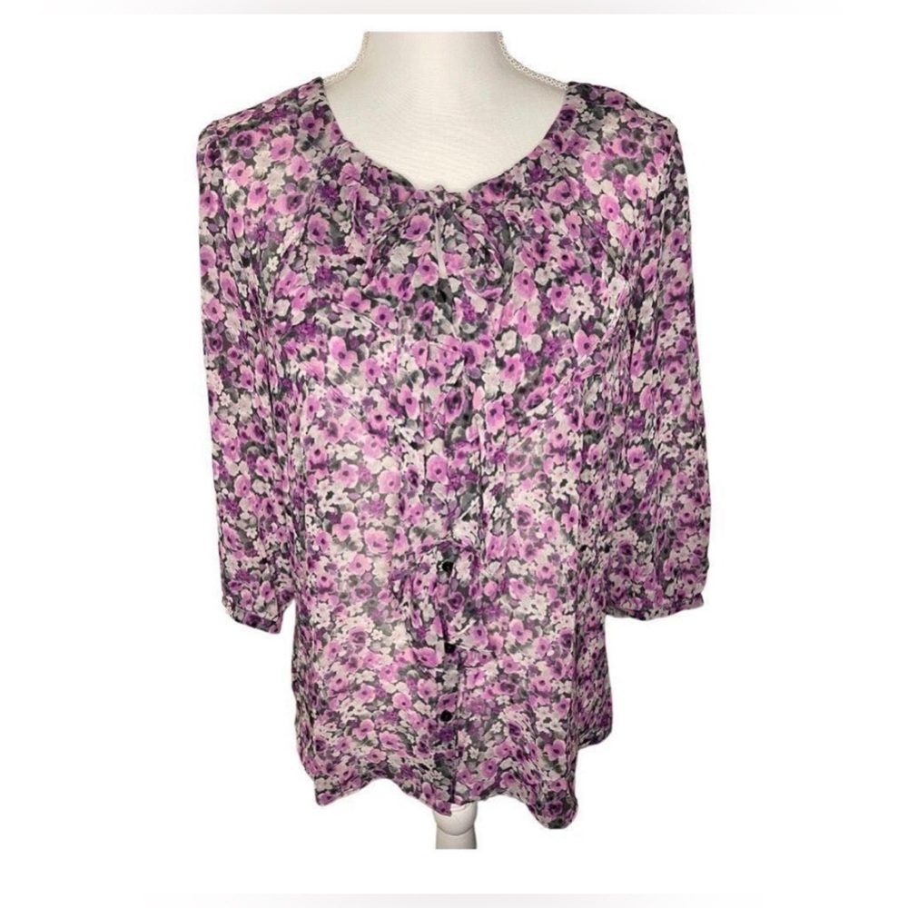 Elle flower blouse